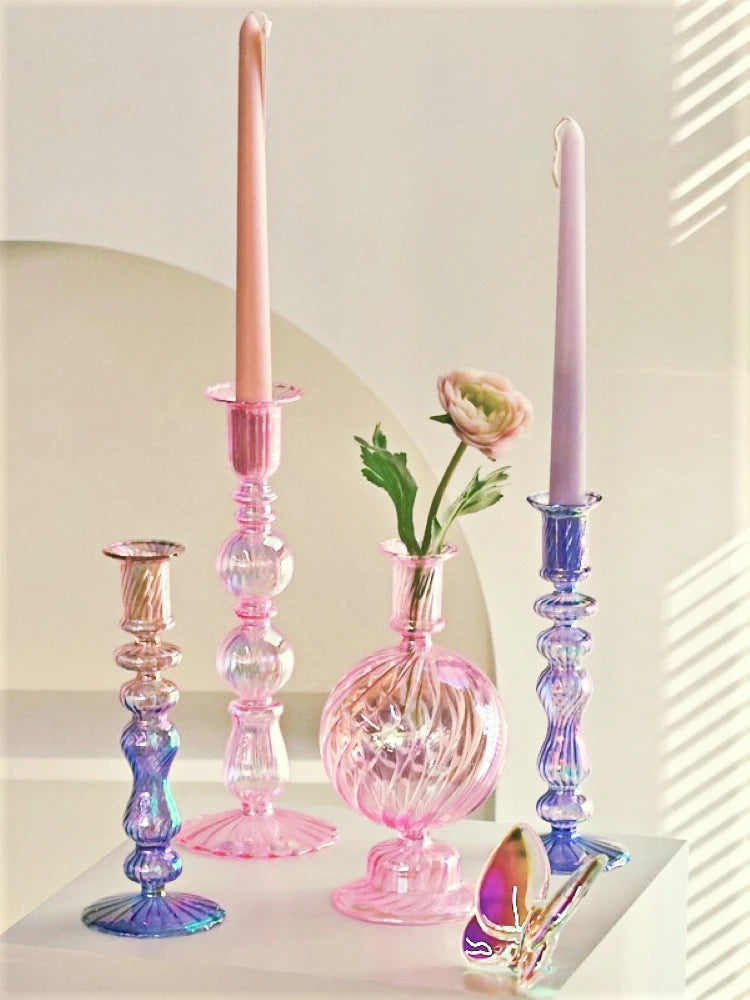 Colourful Modern Candlestick Holder