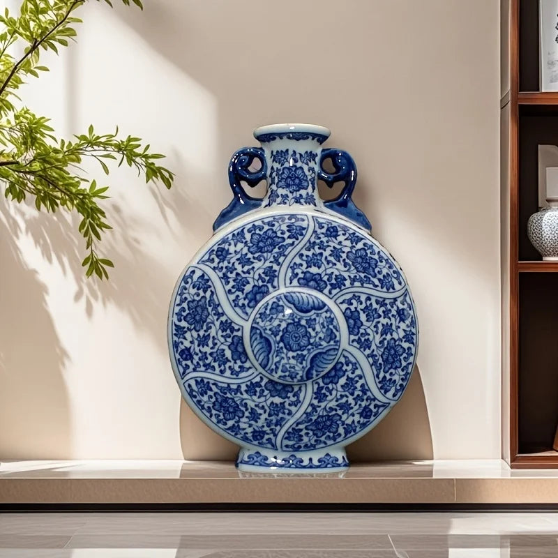 Imperial Bloom Double-Ear Vase