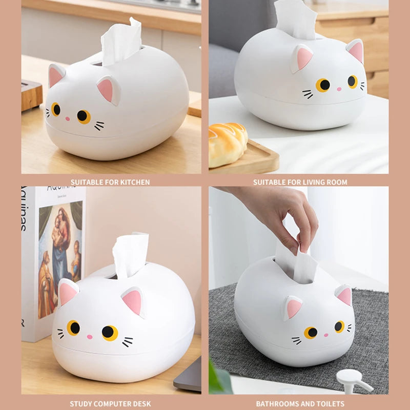 Cat Shaped Tissue Box