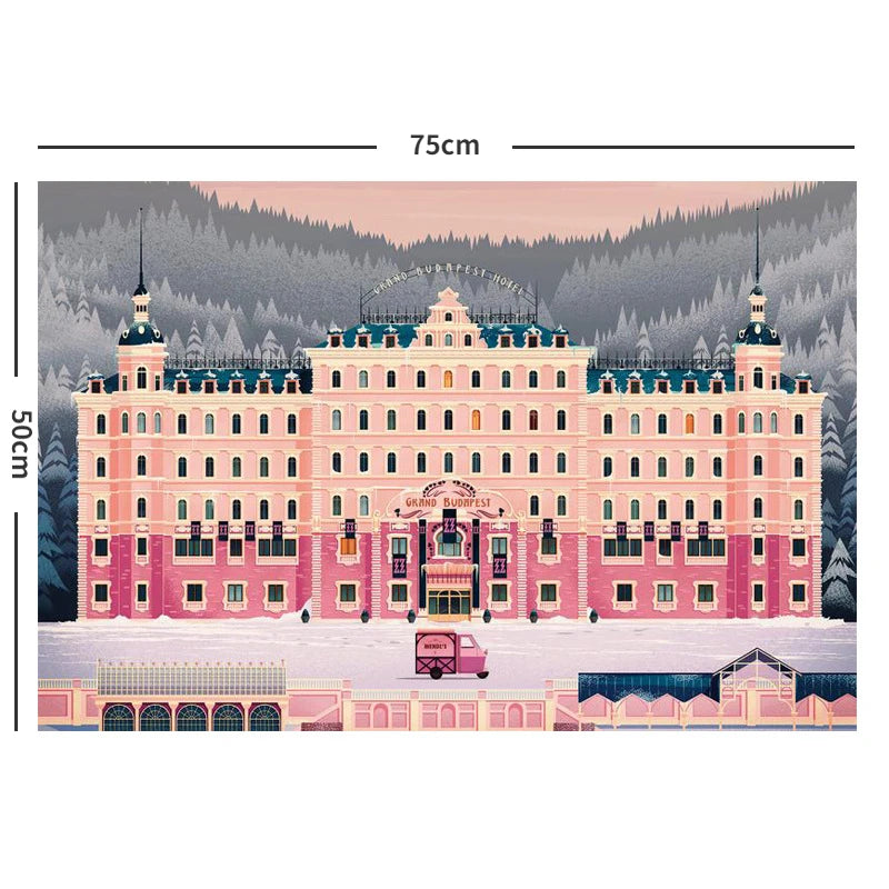 1000-Piece Budapest Hotel Puzzle