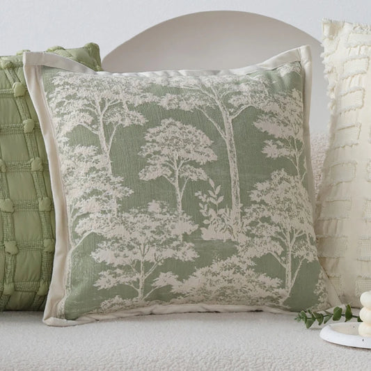 Sage Jacquard Cushion