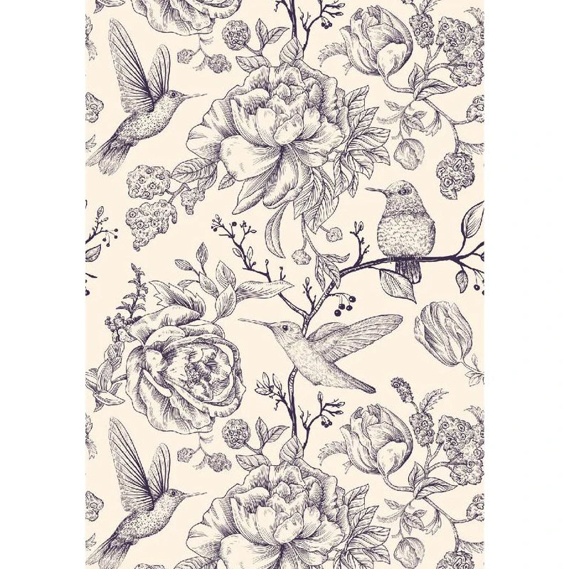 Ink Birds Self Adhesive Wallpaper