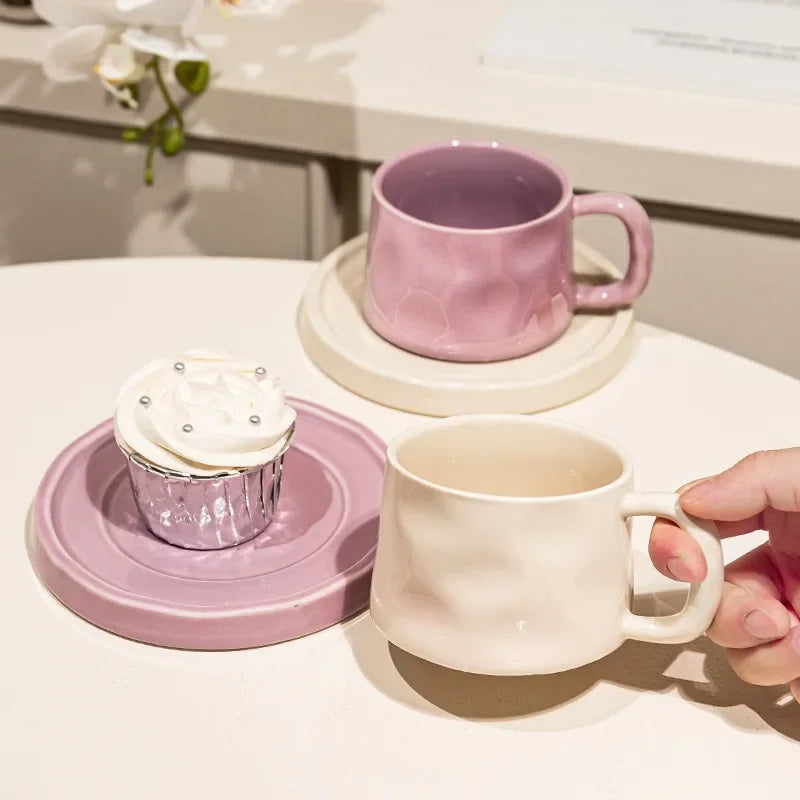 Pastel Mug and Saucer
