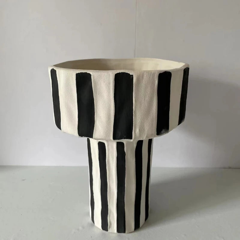 Silhouette Stripe Vases