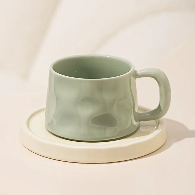 Pastel Mug and Saucer