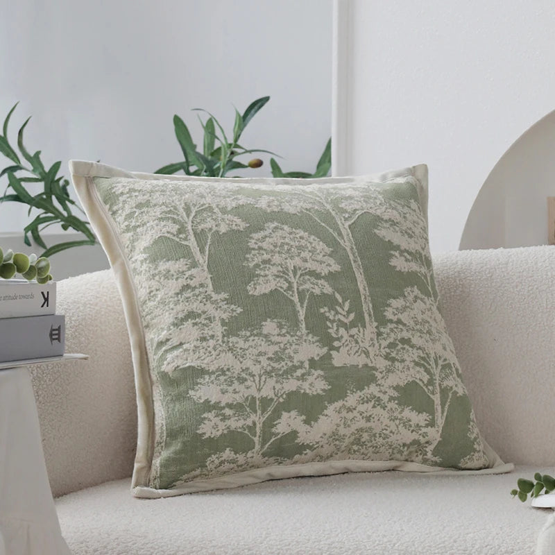 Sage Jacquard Cushion
