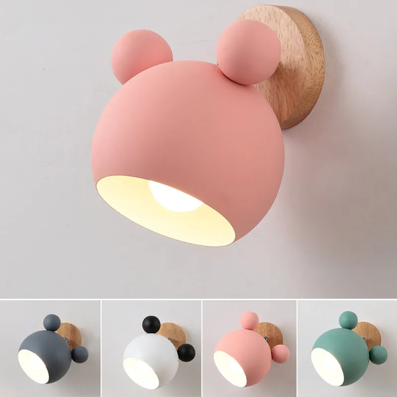 Colourful Glow: Modern Wall Lamp for Kid's Room