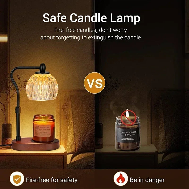 Vintage Glow: Retro-Inspired Lamp Candle Warmer