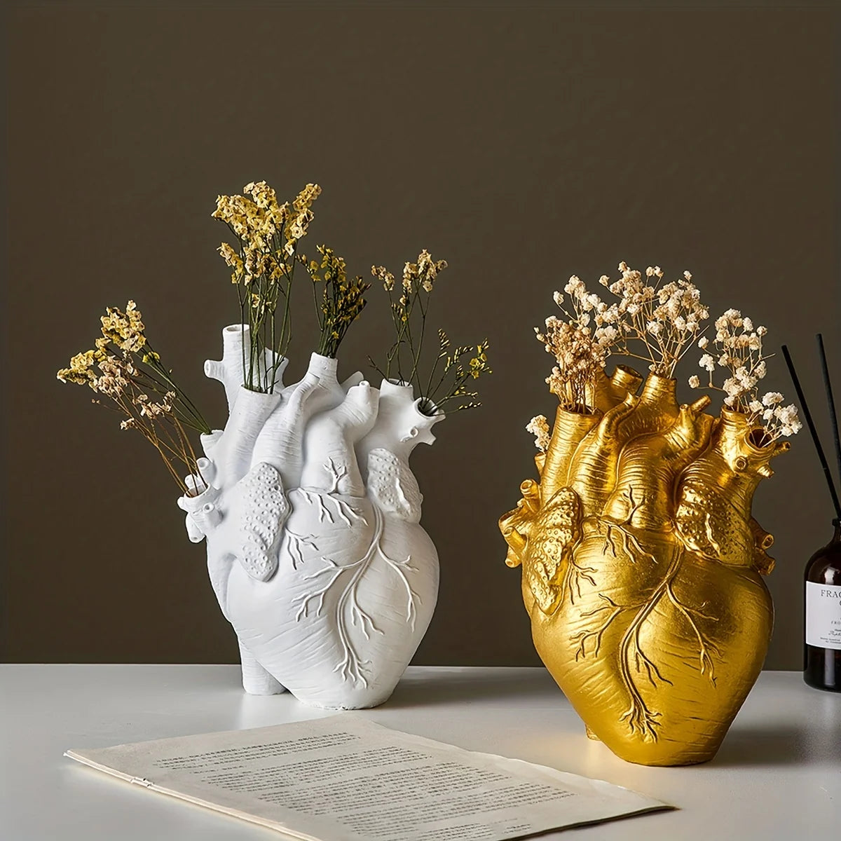 Heartfelt Bloom: Heart-Shaped Vase