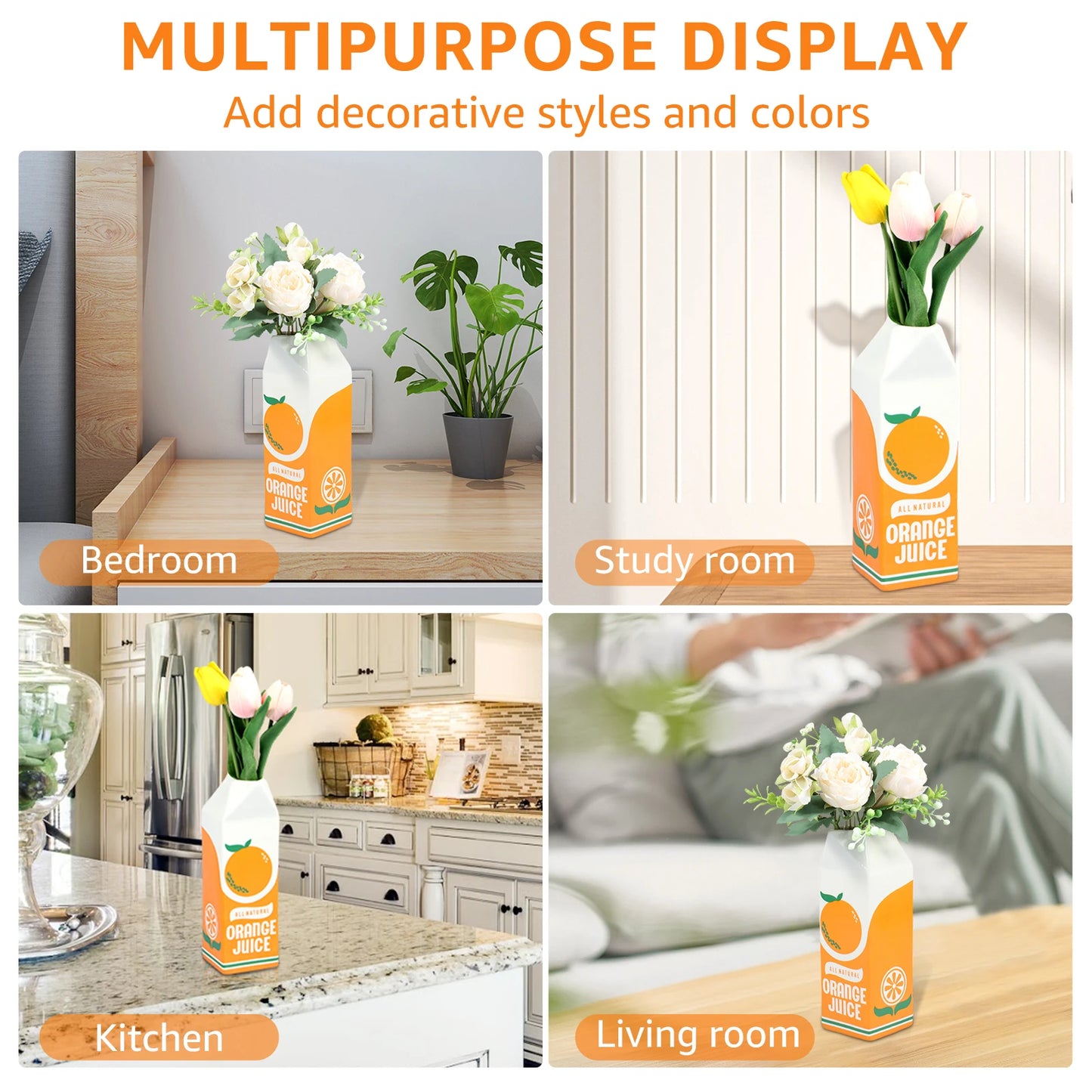 Juice Box Vase: The Citrus Ceramique Collection