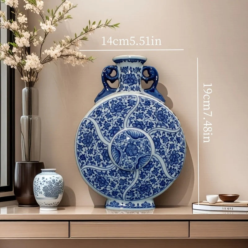 Imperial Bloom Double-Ear Vase