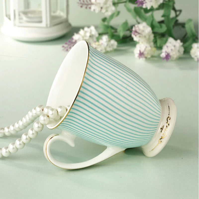 Elegant English Ceramic Tea Cup