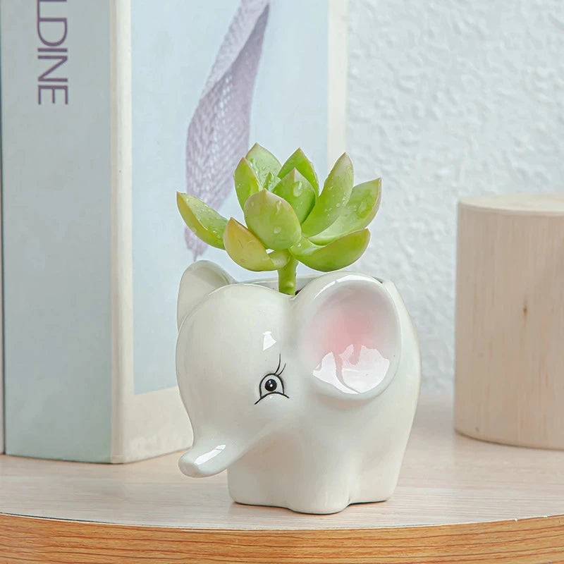 Ceramic Animal Plant Pots