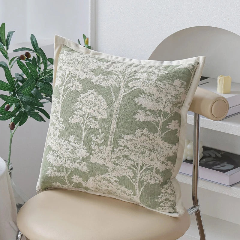 Sage Jacquard Cushion