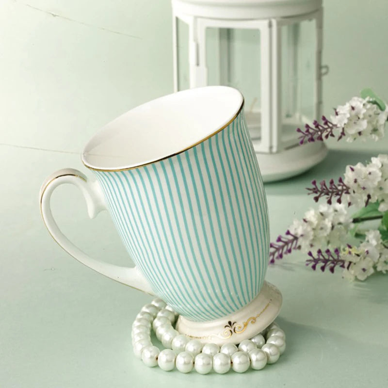 Elegant English Ceramic Tea Cup