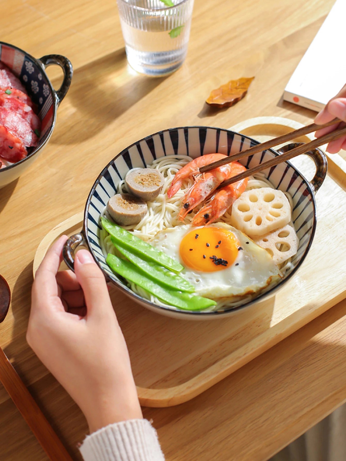 Artisanal Ceramic Bowl with Handles