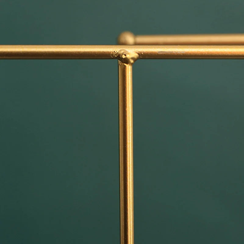 Golden Treasures: T-Shaped Jewellery Display Stand