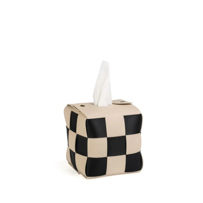 Checkerboard Charm: Tissue Box