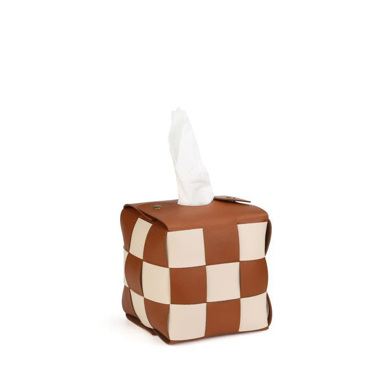 Checkerboard Charm: Tissue Box