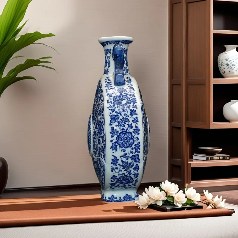 Imperial Bloom Double-Ear Vase
