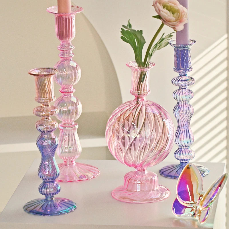 Colourful Modern Candlestick Holder
