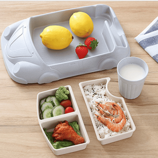 Zoom Zest: Fun Car-Shaped Tableware for Kids