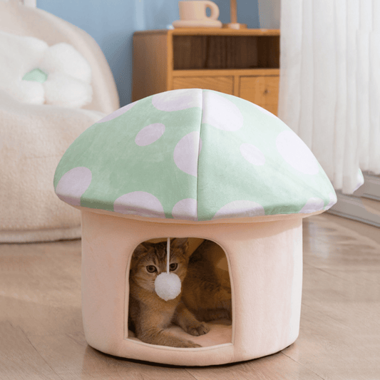 Mushroom Haven Cosy Pet Bed
