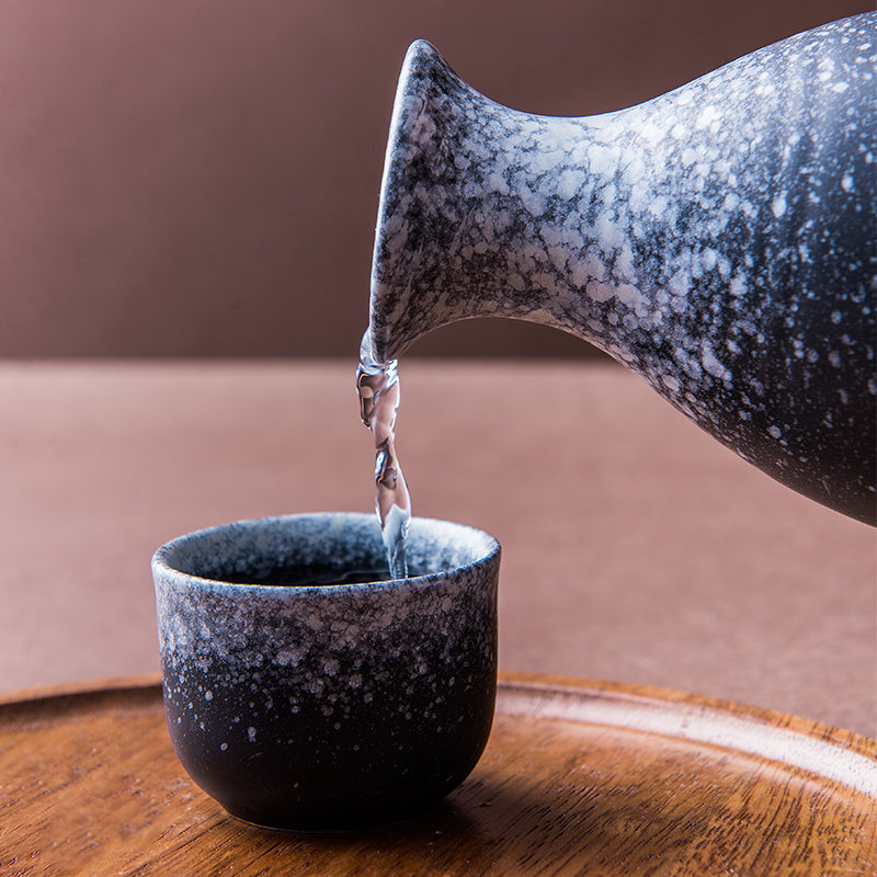 Sakura Sip: Japanese Style Ceramic Sake Jug