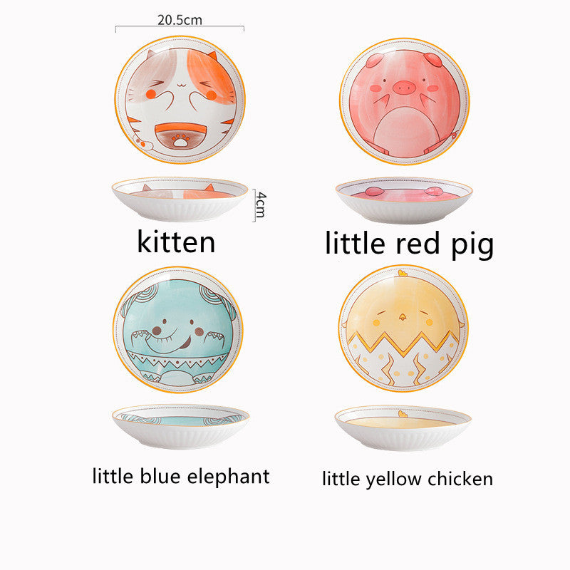 Pet Pal Plates: Cute Pet Series Ceramic Tableware