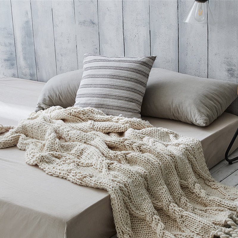 Knitted Throw Blanket