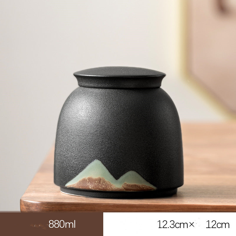 Earthen Brew: Clay Tea Storage Jar