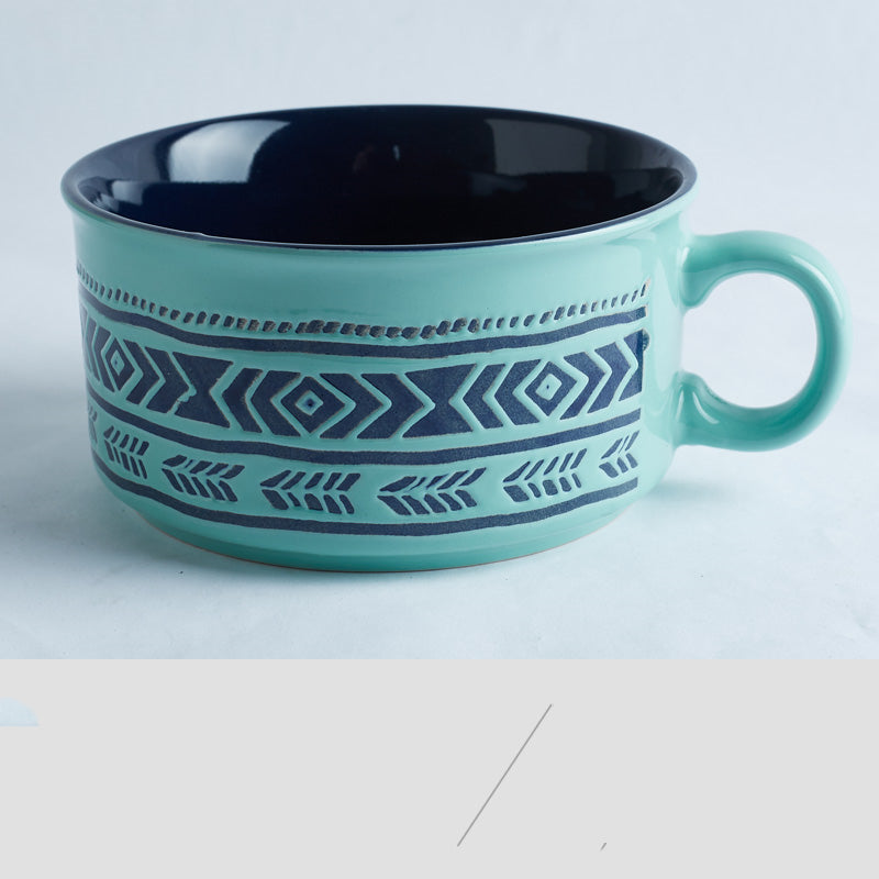 Quirky Oversized Ceramic Cup and Bowl Set