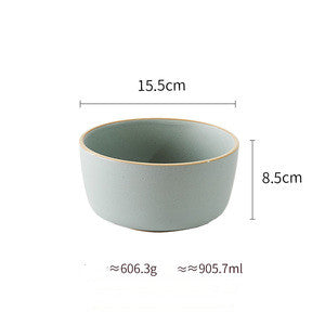 Pure Color Matte Ceramic Plate