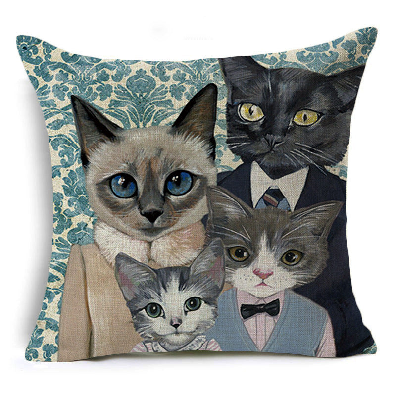 Funny Cat Cushion Cases