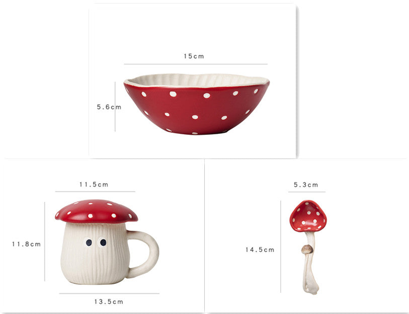 Scarlet Shroom: Red Mushroom Tableware