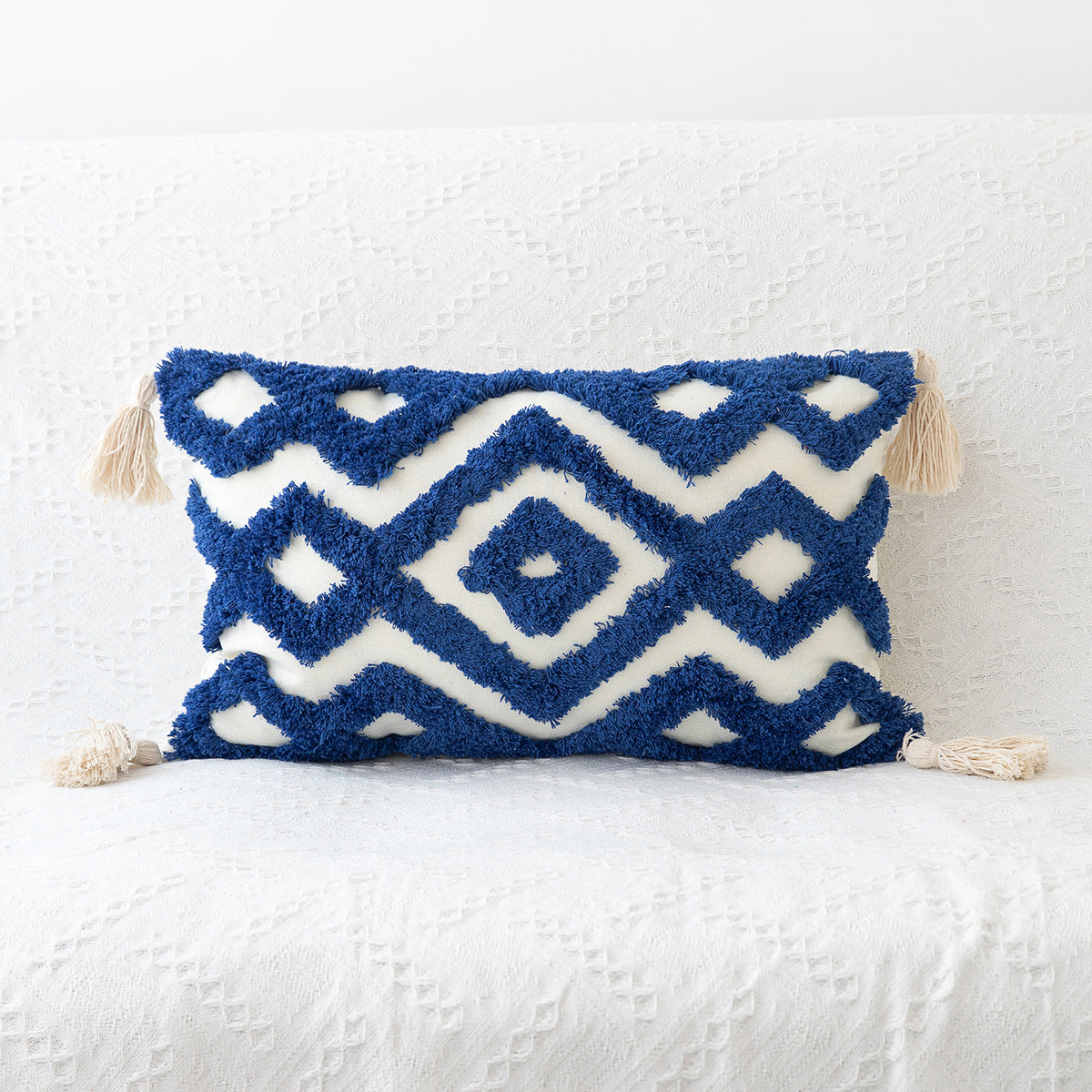 Artisanal Craft Tufted Colourburst Pillowcase