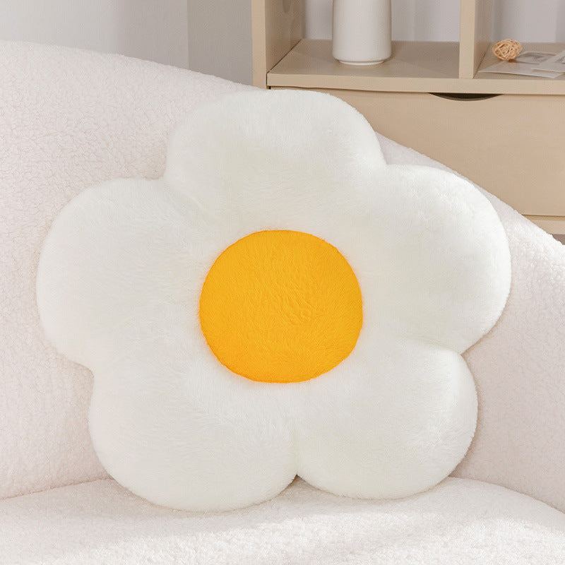 Blooming Comfort: Flower Plush Cushion