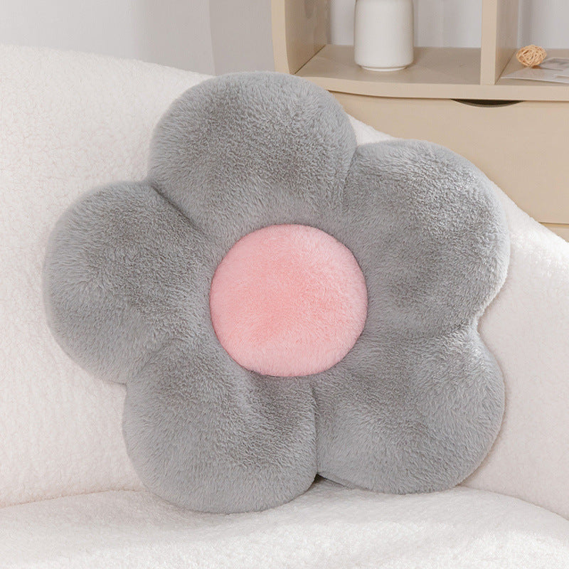 Blooming Comfort: Flower Plush Cushion