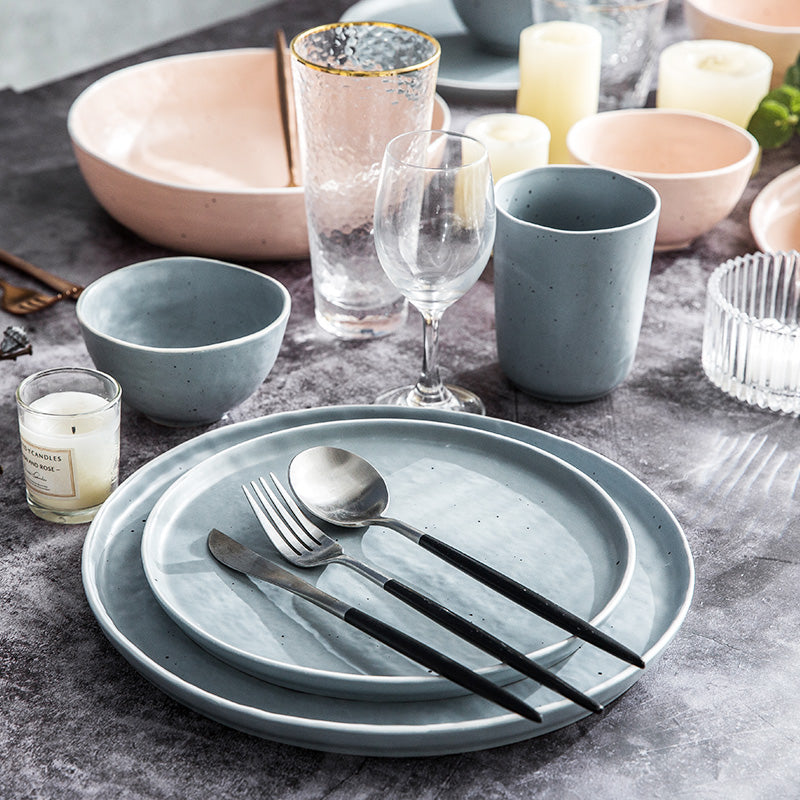 Matte Elegance Ceramic Tableware Set