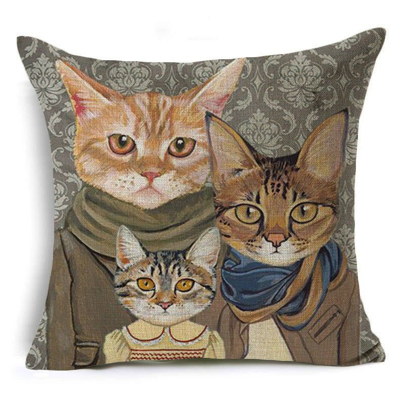 Funny Cat Cushion Cases