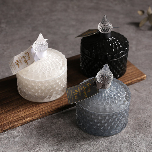 Deco Glow: Art Deco Style Glass Candles