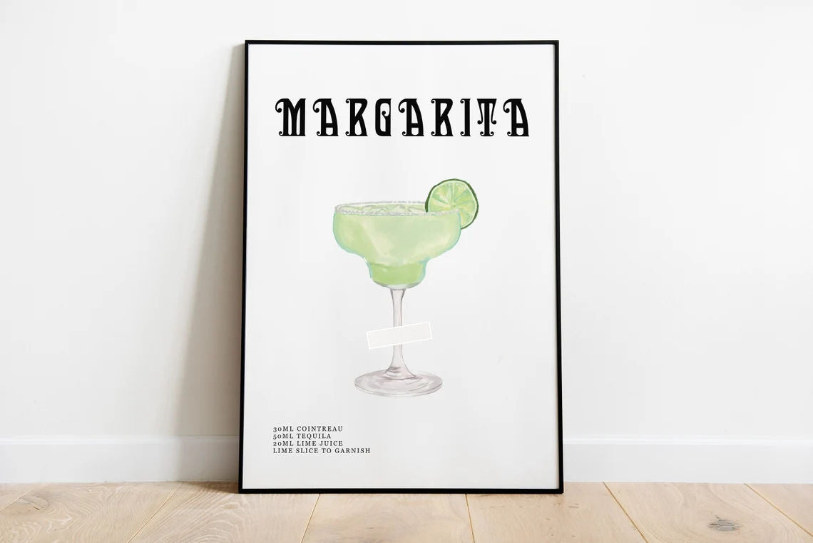 Vintage Spirits: Classic Cocktail Wall Art