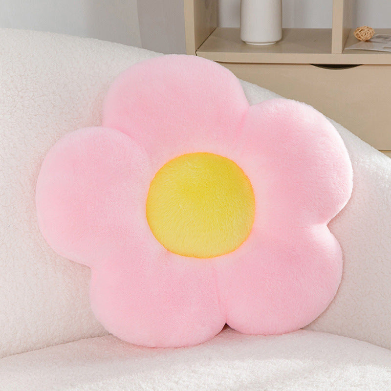 Blooming Comfort: Flower Plush Cushion