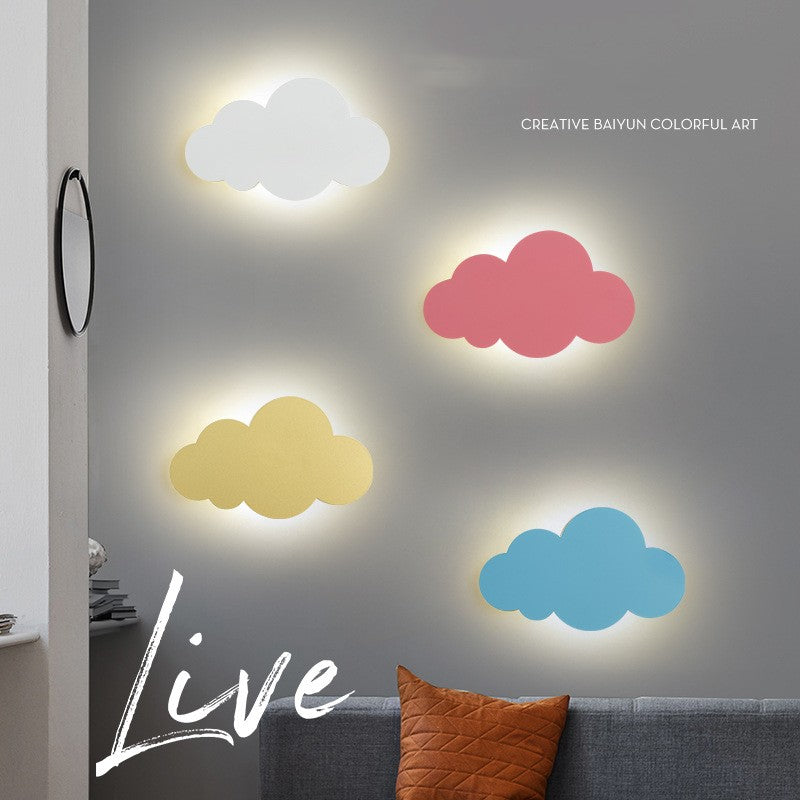 Cloudy Dreams: Cloud-Shaped Wall Lamp