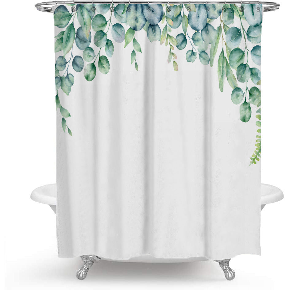 Botanical Bliss: Nature-Inspired Shower Curtain