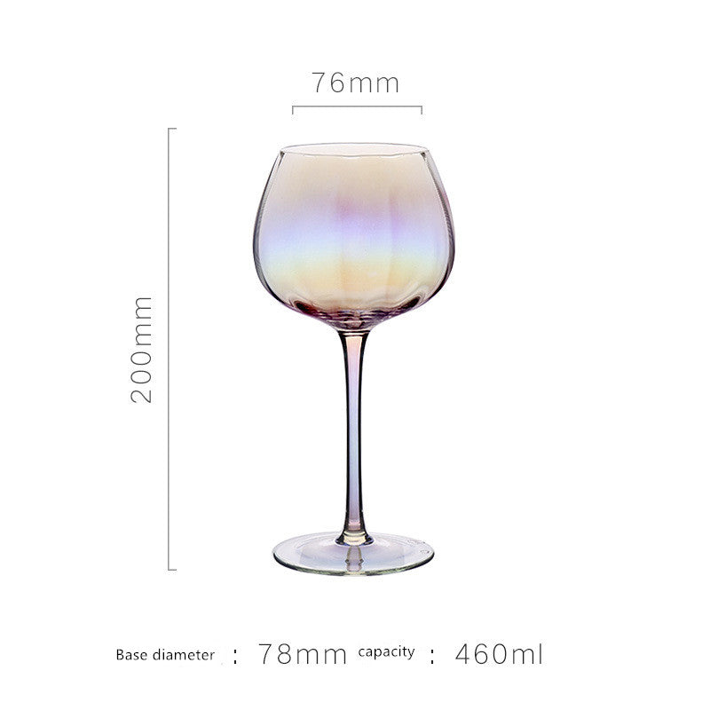 Opulent Aura: Colourful Champagne Glass Set