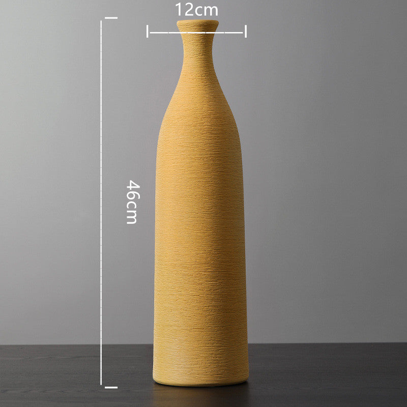 Textured Threads Ceramic Vase