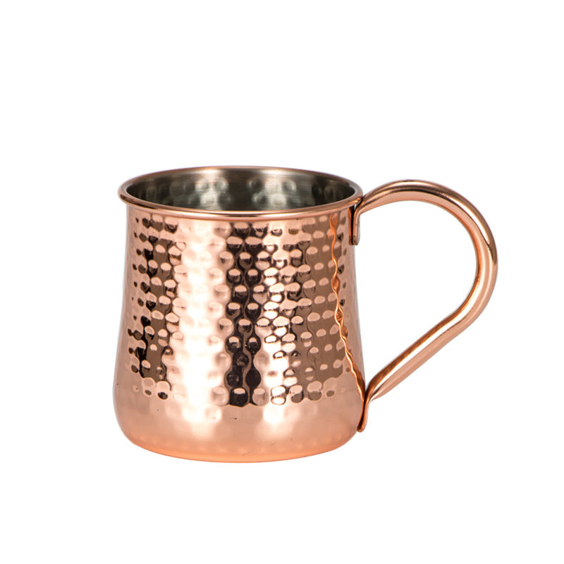 Copper Rose Elegance: Rose Gold Cocktail Glass