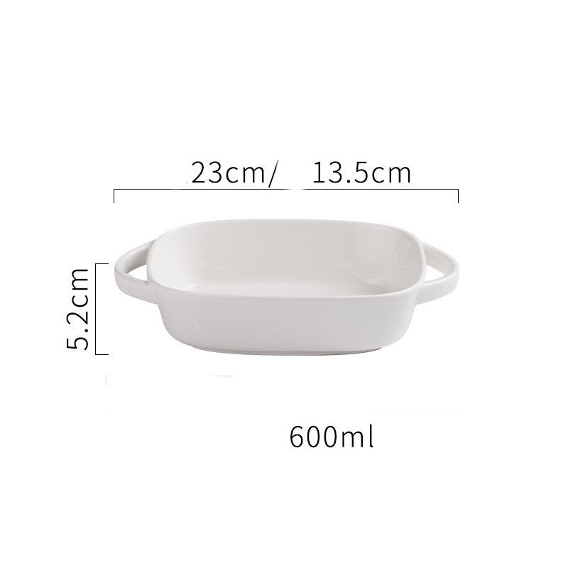 Duo Grip Rectangular Ceramic Baking Dish