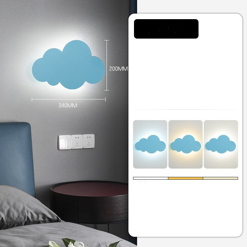 Cloudy Dreams: Cloud-Shaped Wall Lamp